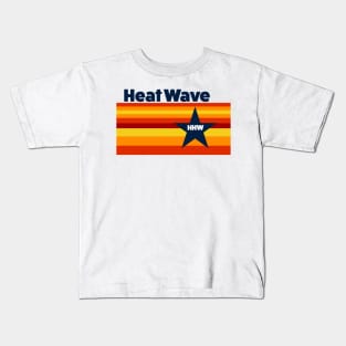 Houston Heat Wave - Blue Kids T-Shirt